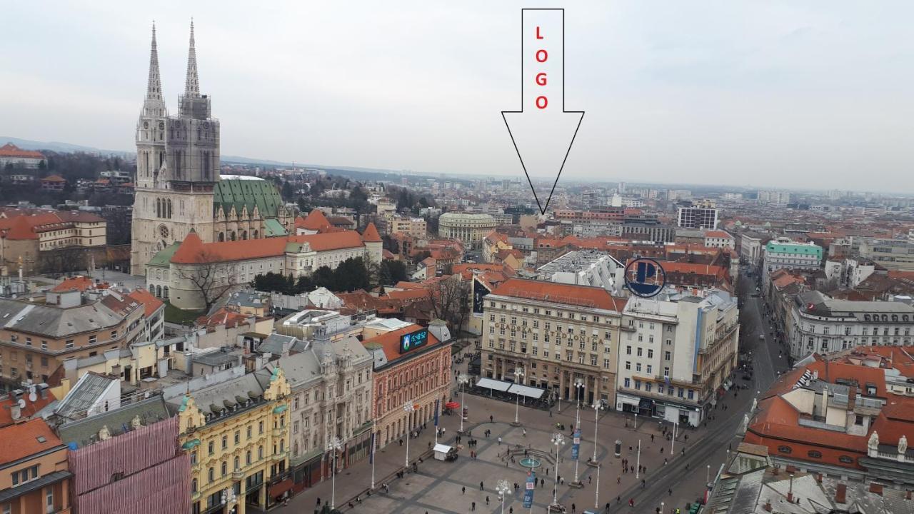 Logo Apartments 5 Min Walk To Main Square Zagreb Bagian luar foto